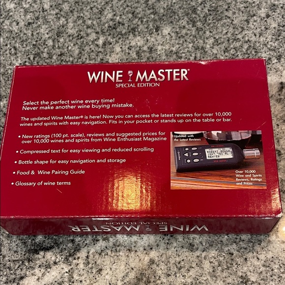 ⭐️Wine Enthusiast Wine Master Special Edition - Picture 2 of 2